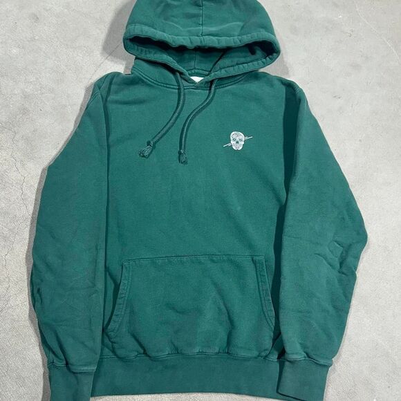 Suspicious Antwerp Skull Hype Playground Men's Green Hoodie - Picture 6 of 6